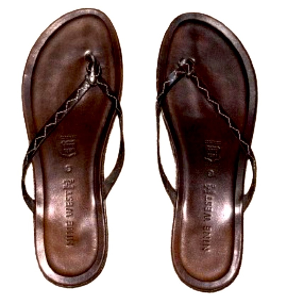 Nine West size 6 leather sandal